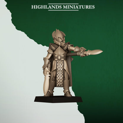 Highland Miniatures Feral Elves - Spearmen