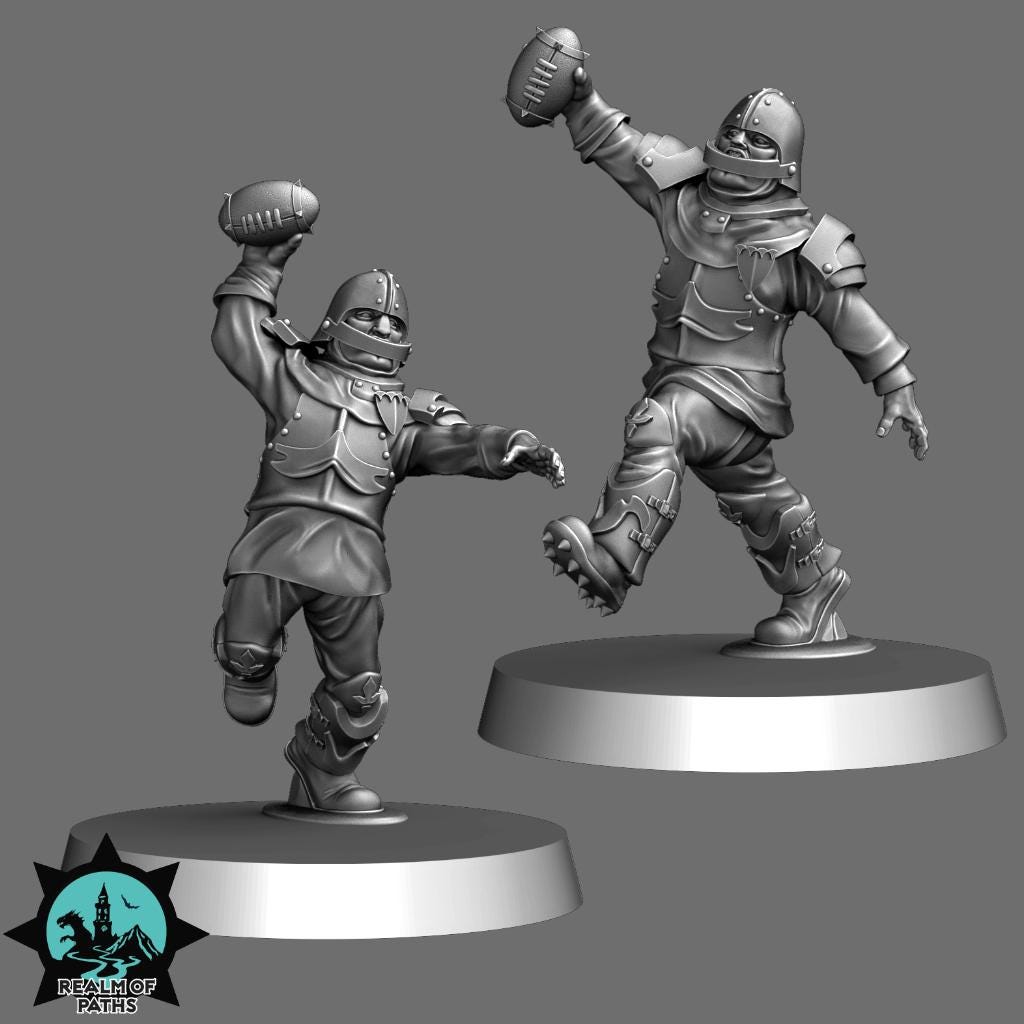 Realm of Paths Fantasy Football Human Noble Knight Team - 'The Grail Guardians'