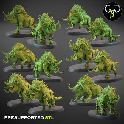 ClayBeastCreation - Savage Warboars Squad