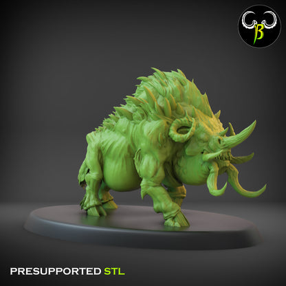 ClayBeastCreation - Savage Warboars Squad